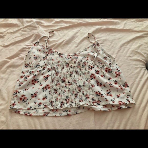 Crop floral top - Picture 2 of 2